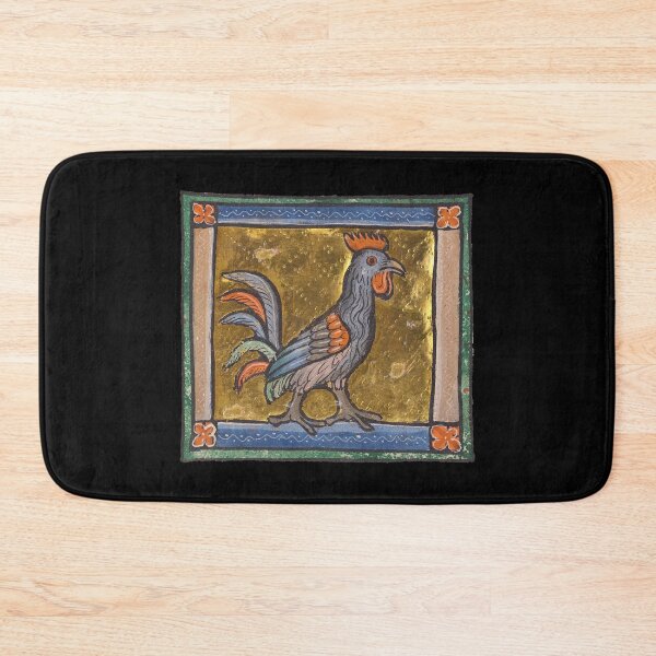 Item preview, Medieval Bestiary Rooster c. 1270 designed and sold by Cat Lady Designs.