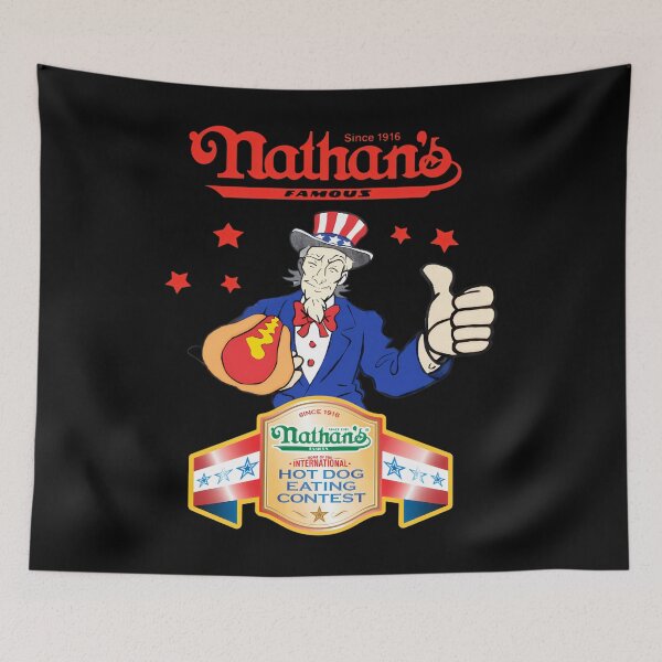 Item preview, Joeys Chestnuts Nathans's Hot Dog Eating Contest Logo designed and sold by Patu-san.