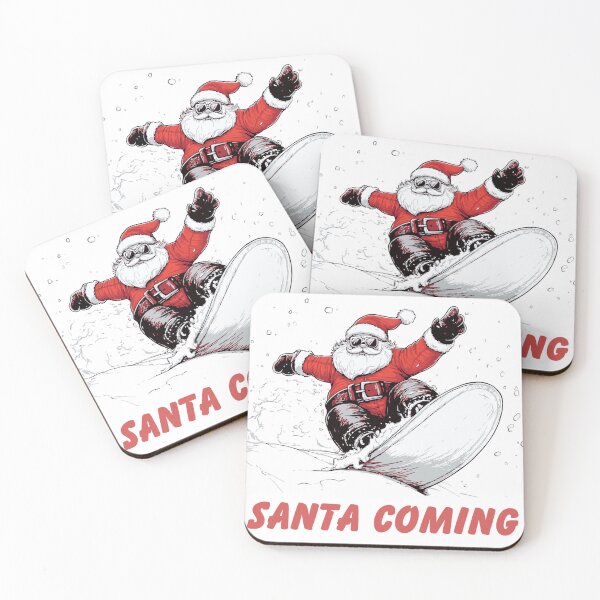 Item preview, Santa Coming  designed and sold by WickerStudio.