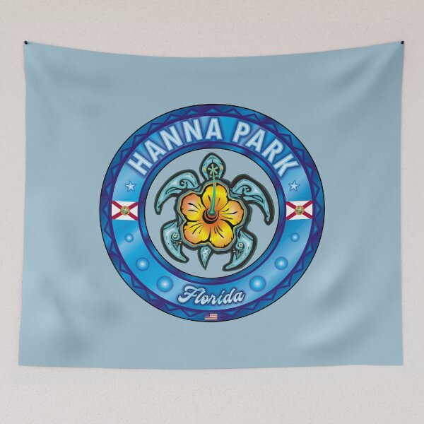 Item preview, Hanna Park Florida sea turtle hibiscus designed and sold by studioss76.