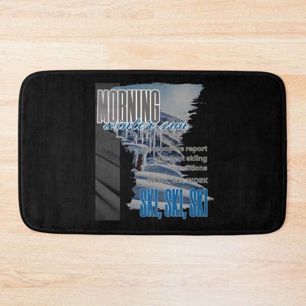 Item preview, Morning Winter Sun. Work, Ski, Work - Ski, Ski, Ski - Gift for Ski Fan. designed and sold by kjp-design.