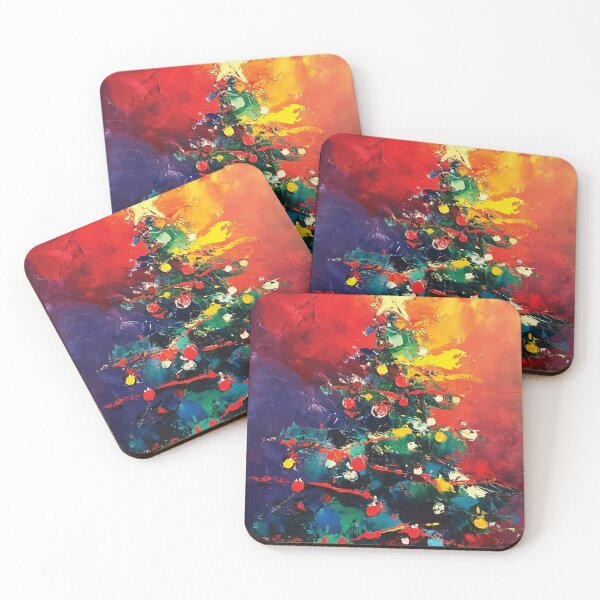 Item preview, Colorful Holiday Cheer Painting designed and sold by Lamarcy.