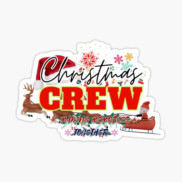 Aperçu de l'œuvre L'équipe de Noël - Créer des souvenirs ensemble créée et vendue par Mrrjgraphic.