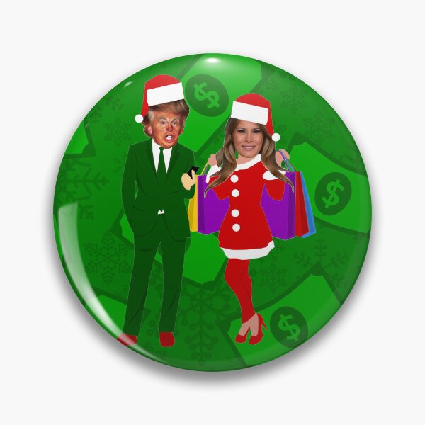 Item preview, santa donald melania trump christmas money designed and sold by Gossip Rag.