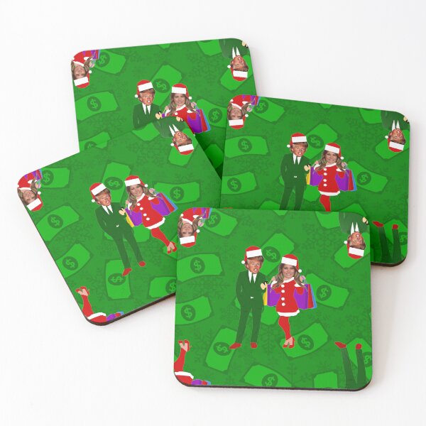 Item preview, santa donald melania trump christmas money designed and sold by Gossip Rag.