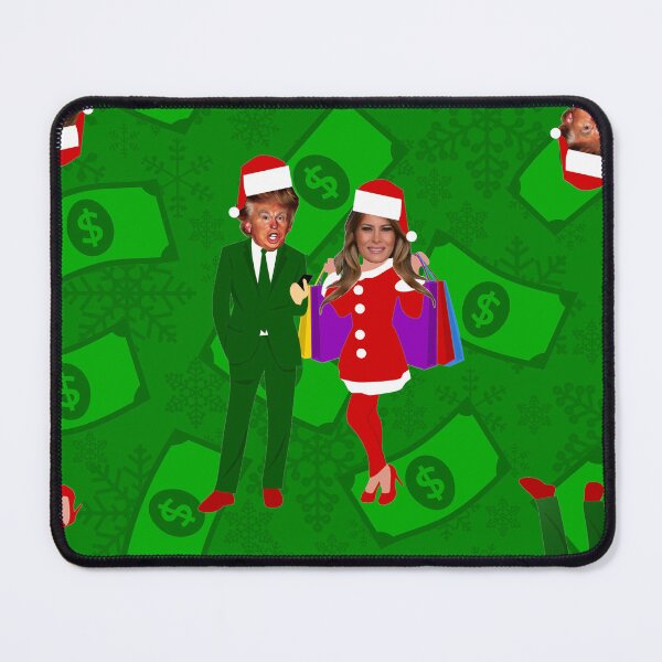 Item preview, santa donald melania trump christmas money designed and sold by Gossip Rag.