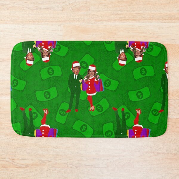 Item preview, santa donald melania trump christmas money designed and sold by Gossip Rag.