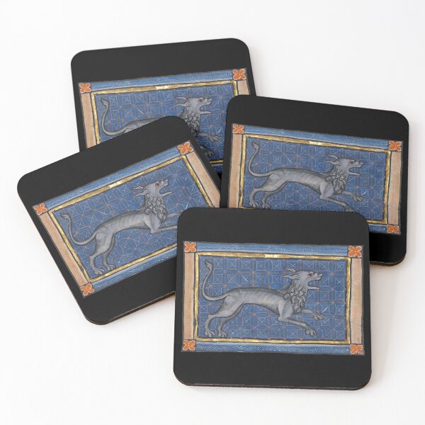 Item preview, Medieval Bestiary Hyena c. 1270 designed and sold by Cat Lady Designs.