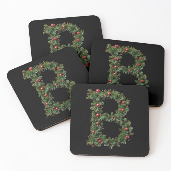 Item preview, Christmas Winter Holiday Letter B designed and sold by SStarDesigns.