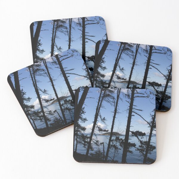 Item preview, Island through trees designed and sold by DesignEvolved.