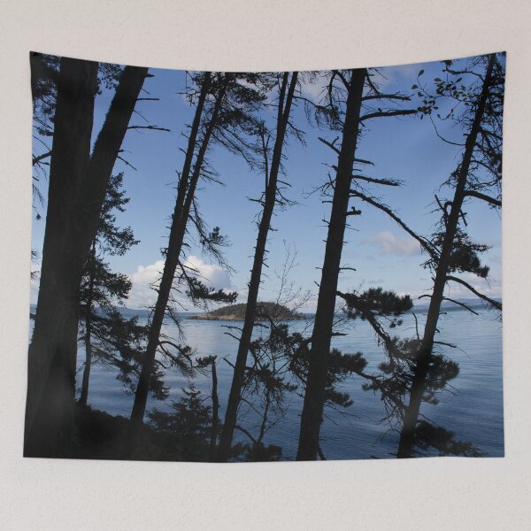 Item preview, Island through trees designed and sold by DesignEvolved.