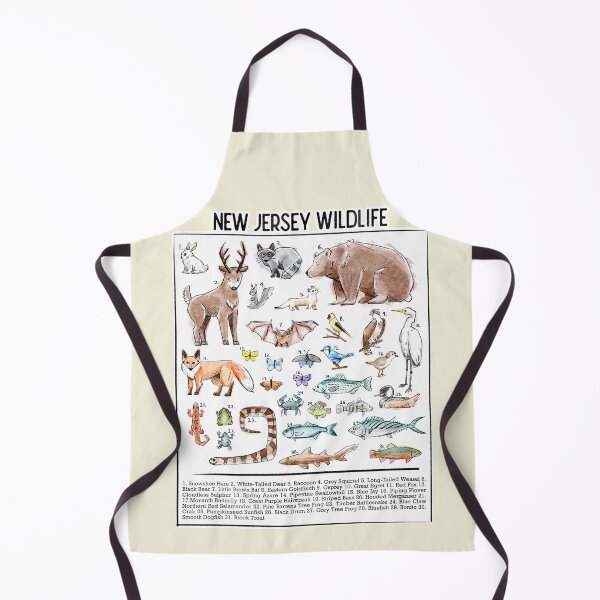 Item preview, Watercolor Animals of New Jersey designed and sold by narwhalwall.