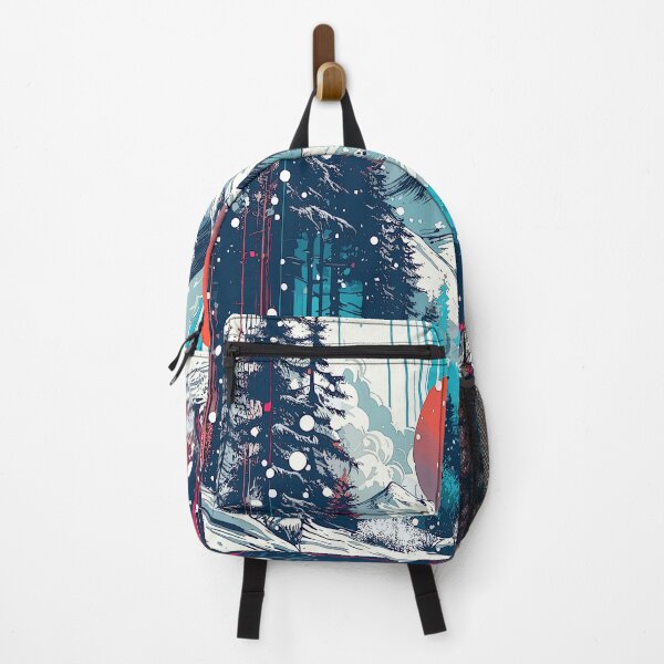 Item preview, Magical winter landscape with sunset designed and sold by Capizione.