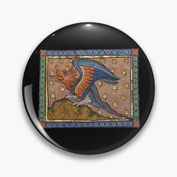 Item preview, Medieval Bestiary Dragon c. 1270 designed and sold by Cat Lady Designs.