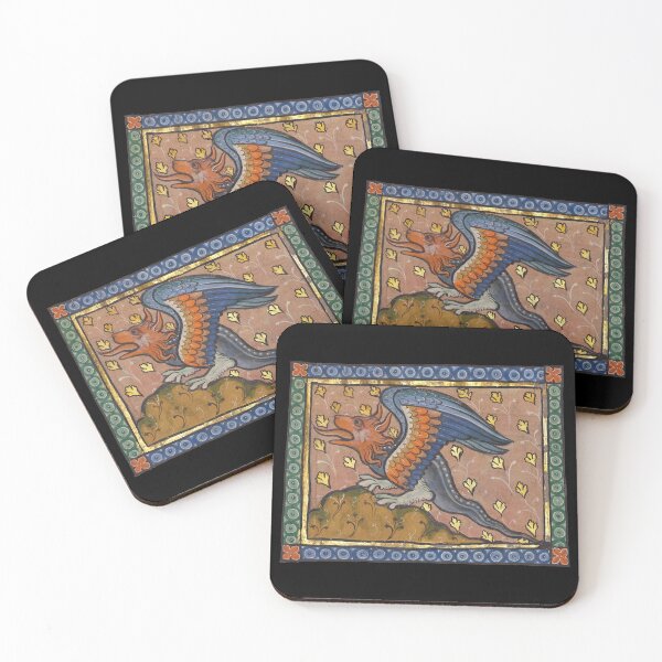 Item preview, Medieval Bestiary Dragon c. 1270 designed and sold by Cat Lady Designs.