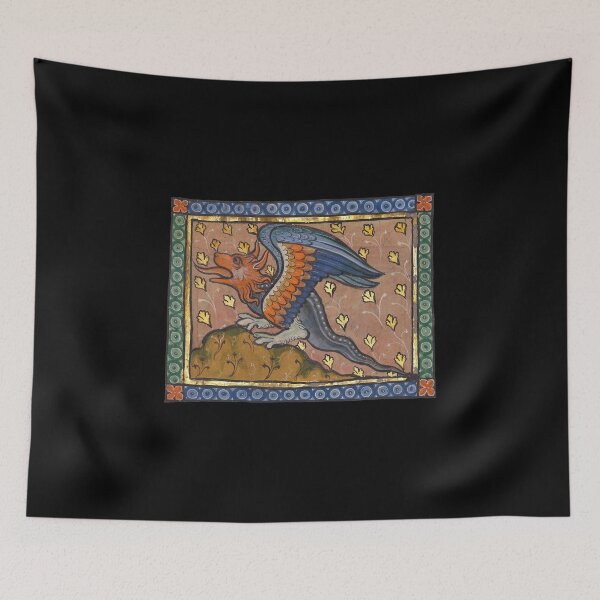 Item preview, Medieval Bestiary Dragon c. 1270 designed and sold by Cat Lady Designs.
