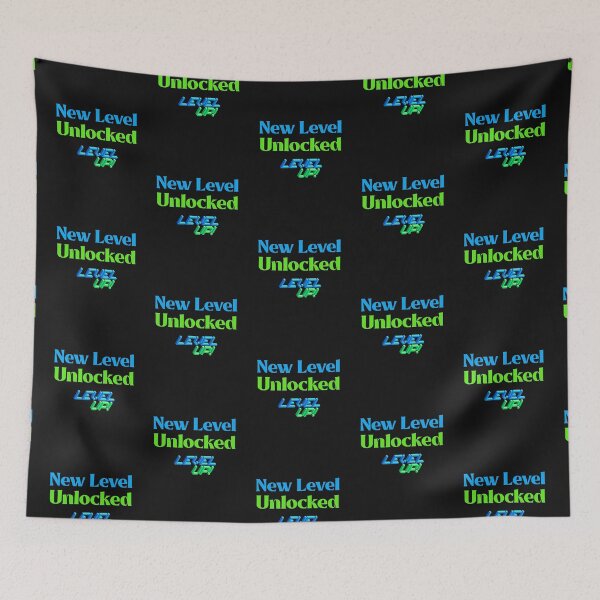 Item preview, New Level Unlocked Level Up designed and sold by ArtitudePrintLb.