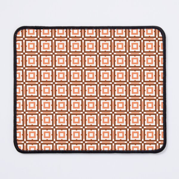 Item preview, Retro Geometric Square Pattern in Earth Tones designed and sold by Genie-0750.