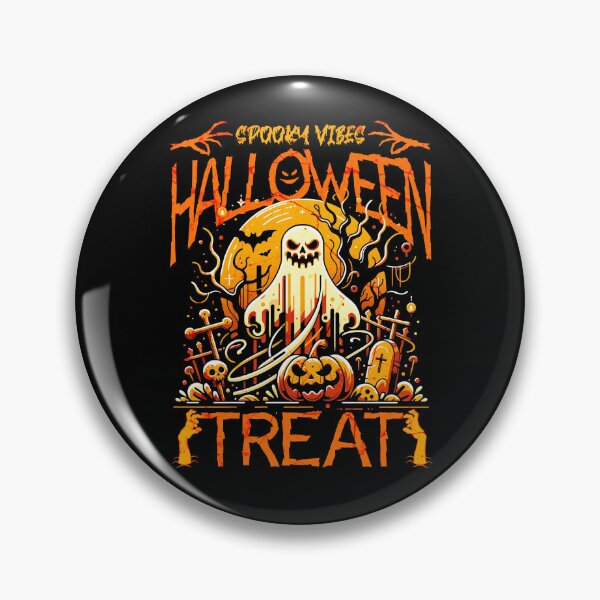 Item preview, Halloween Treat, Spooky Vibes at Halloween Cemetery designed and sold by DAMOTAmagazine.