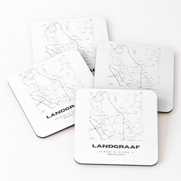 Item preview, Landgraaf Minimalist Map Art | Netherlands | 50.9186° N, 6.0263° E designed and sold by RM-Journey.