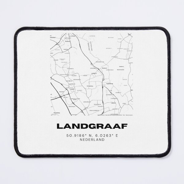 Item preview, Landgraaf Minimalist Map Art | Netherlands | 50.9186° N, 6.0263° E designed and sold by RM-Journey.