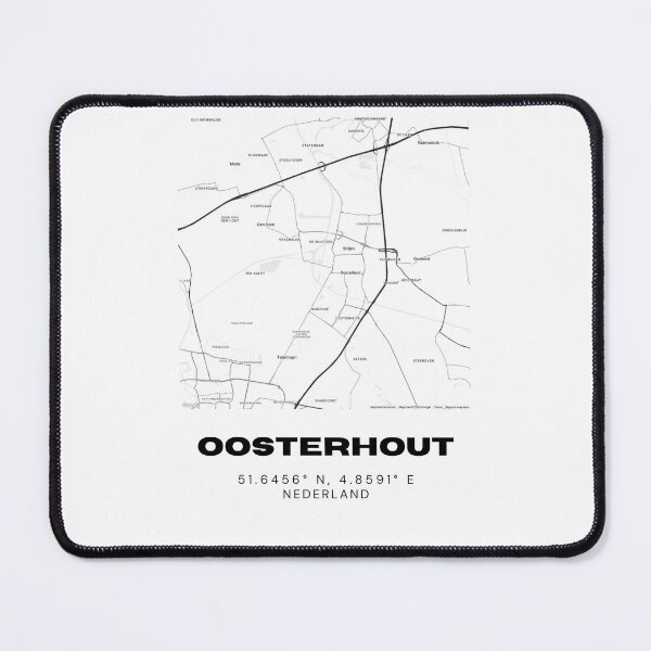 Item preview, Oosterhout Minimalist Map Art | Netherlands | 51.6456° N, 4.8591° E designed and sold by RM-Journey.