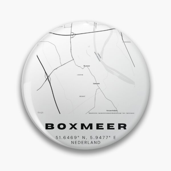 Item preview, Boxmeer Minimalist Map Art | Netherlands | 51.6469° N, 5.9477° E designed and sold by RM-Journey.