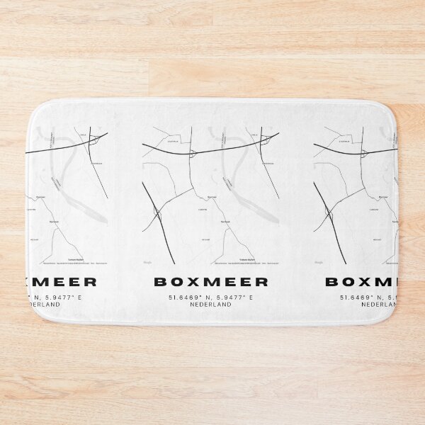 Item preview, Boxmeer Minimalist Map Art | Netherlands | 51.6469° N, 5.9477° E designed and sold by RM-Journey.