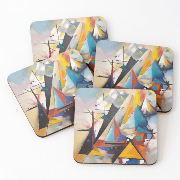 Item preview, Kandinsky Abstract Composition designed and sold by maniacfitness.