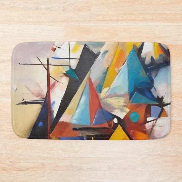 Item preview, Kandinsky Abstract Composition designed and sold by maniacfitness.