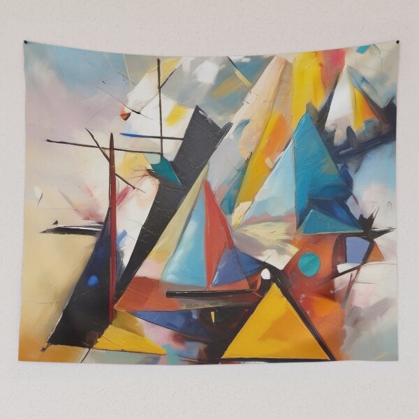 Item preview, Kandinsky Abstract Composition designed and sold by maniacfitness.