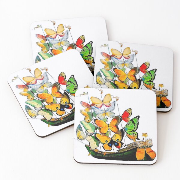 Item preview, BUTTERFLY SAILS : Vintage Boat Print designed and sold by posterbobs.