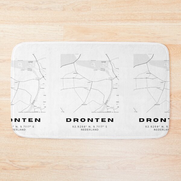 Item preview, Dronten Minimalist Map Art | Netherlands | 52.5258° N, 5.7117° E designed and sold by RM-Journey.