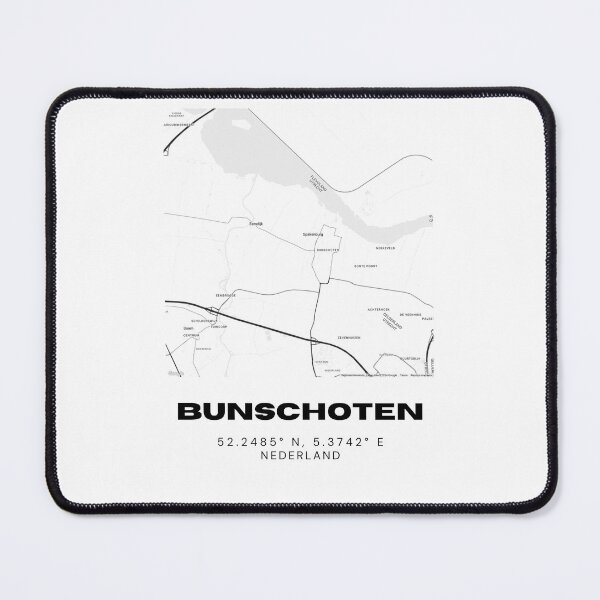 Item preview, Bunschoten Minimalist Map Art | Netherlands | 52.2485° N, 5.3742° E designed and sold by RM-Journey.