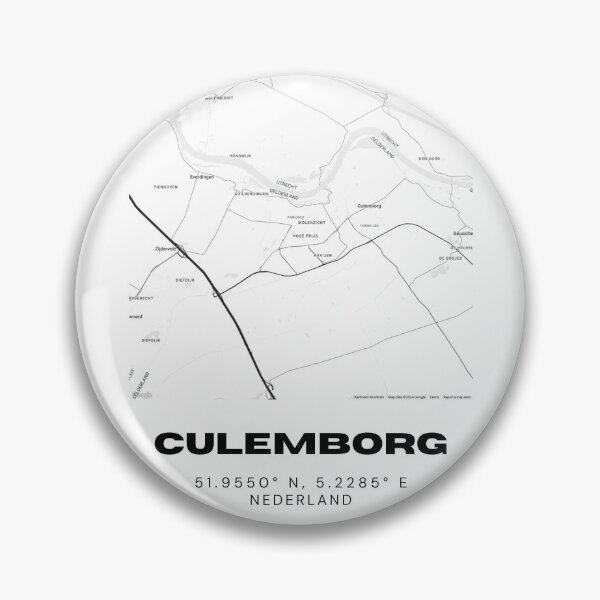 Item preview, Culemborg Minimalist Map Art | Netherlands | 51.9550° N, 5.2285° E designed and sold by RM-Journey.