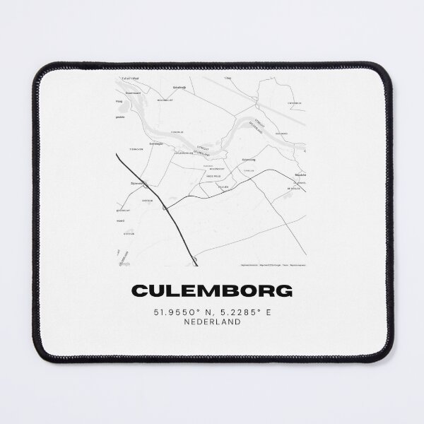 Item preview, Culemborg Minimalist Map Art | Netherlands | 51.9550° N, 5.2285° E designed and sold by RM-Journey.