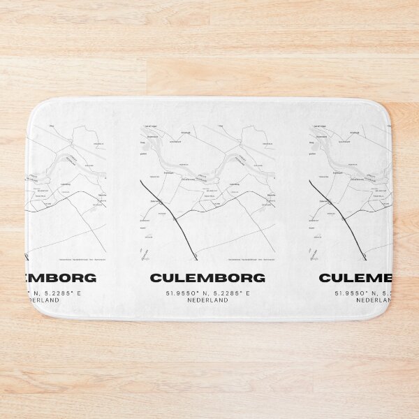Item preview, Culemborg Minimalist Map Art | Netherlands | 51.9550° N, 5.2285° E designed and sold by RM-Journey.