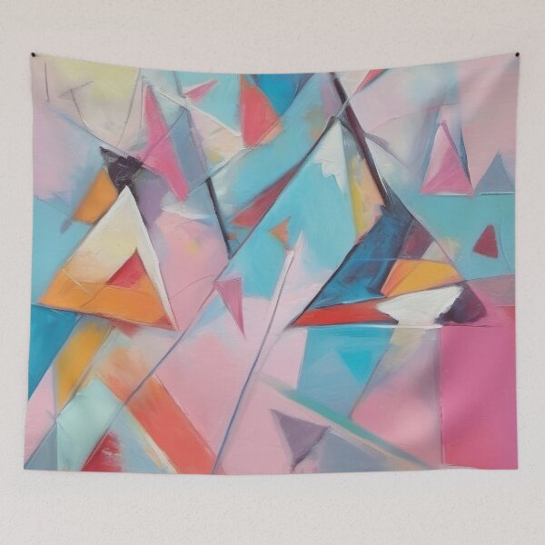 Item preview, Wassily Kandinsky Triangles Composition designed and sold by maniacfitness.