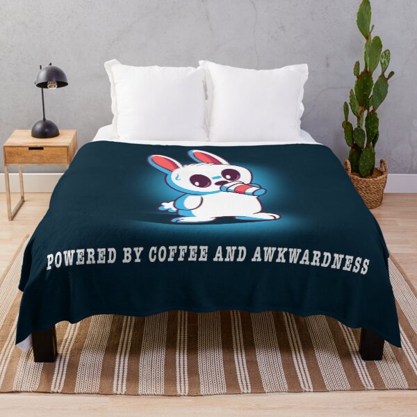Item preview, Powered By Coffee and Awkwardness designed and sold by RedPandaTee.