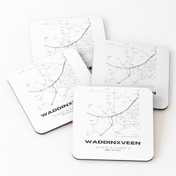 Item preview, Waddinxveen Minimalist Map Art | Netherlands | 52.0475° N, 4.6500° E designed and sold by RM-Journey.
