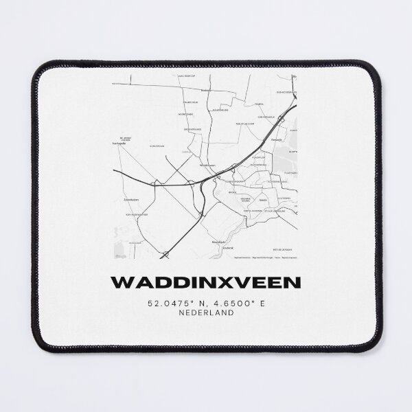 Item preview, Waddinxveen Minimalist Map Art | Netherlands | 52.0475° N, 4.6500° E designed and sold by RM-Journey.