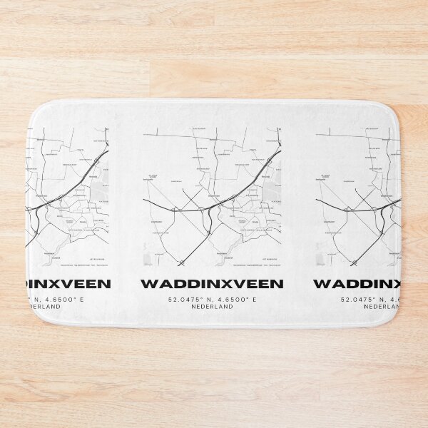 Item preview, Waddinxveen Minimalist Map Art | Netherlands | 52.0475° N, 4.6500° E designed and sold by RM-Journey.