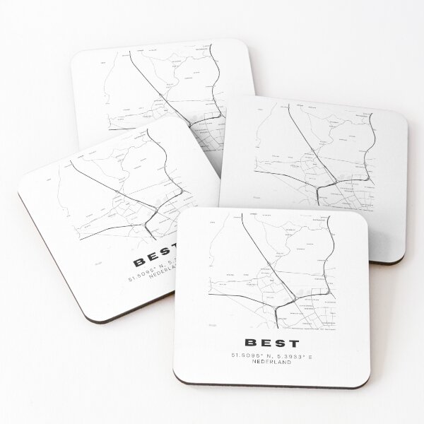 Item preview, Best Minimalist Map Art | Netherlands | 51.5095° N, 5.3933° E designed and sold by RM-Journey.