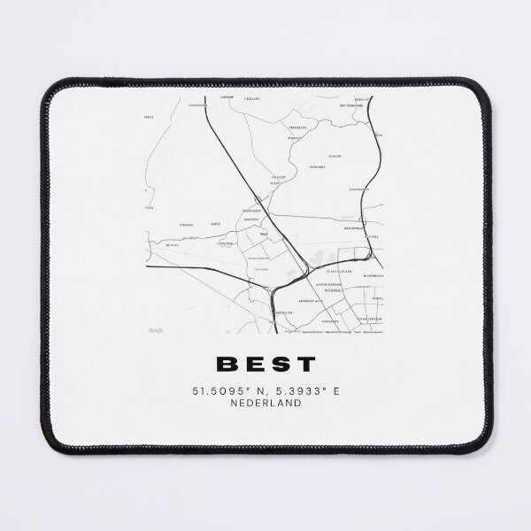 Item preview, Best Minimalist Map Art | Netherlands | 51.5095° N, 5.3933° E designed and sold by RM-Journey.