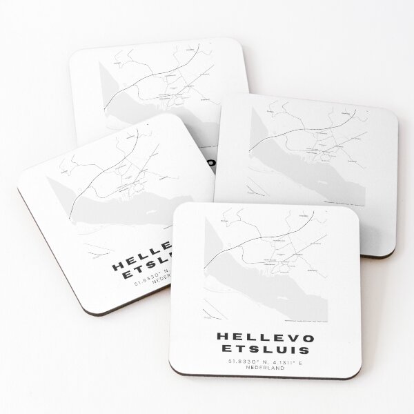 Item preview, Hellevoetsluis Minimalist Map Art | Netherlands | 51.8330° N, 4.1311° E designed and sold by RM-Journey.