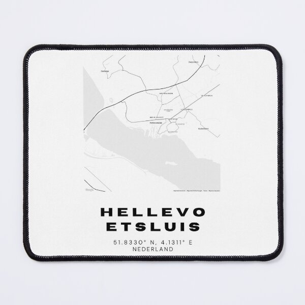 Item preview, Hellevoetsluis Minimalist Map Art | Netherlands | 51.8330° N, 4.1311° E designed and sold by RM-Journey.