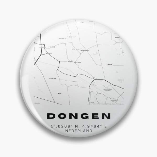 Item preview, Dongen Minimalist Map Art | Netherlands | 51.6269° N, 4.9484° E designed and sold by RM-Journey.