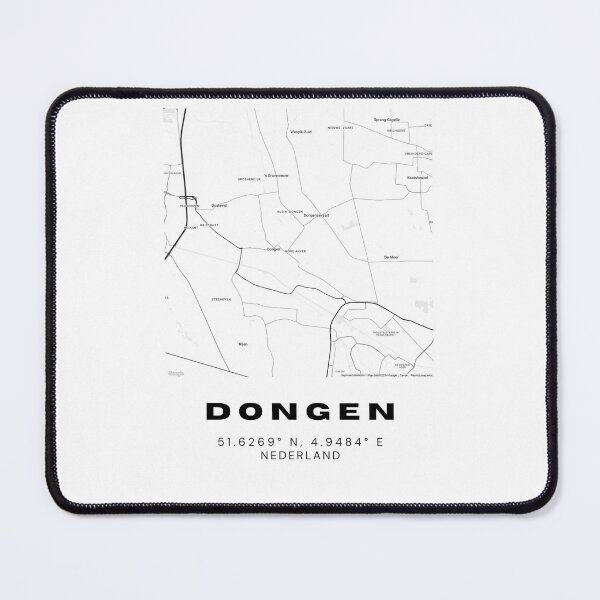 Item preview, Dongen Minimalist Map Art | Netherlands | 51.6269° N, 4.9484° E designed and sold by RM-Journey.