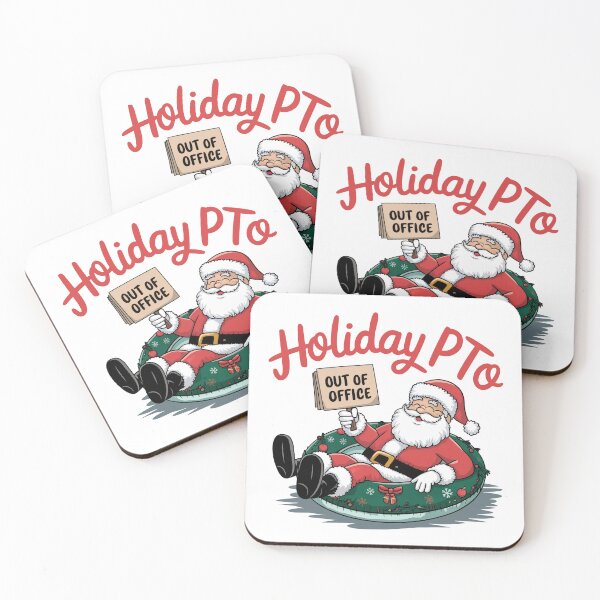 Item preview, Holiday PTO - Santa’s Out of Office designed and sold by ShmoneyFace.