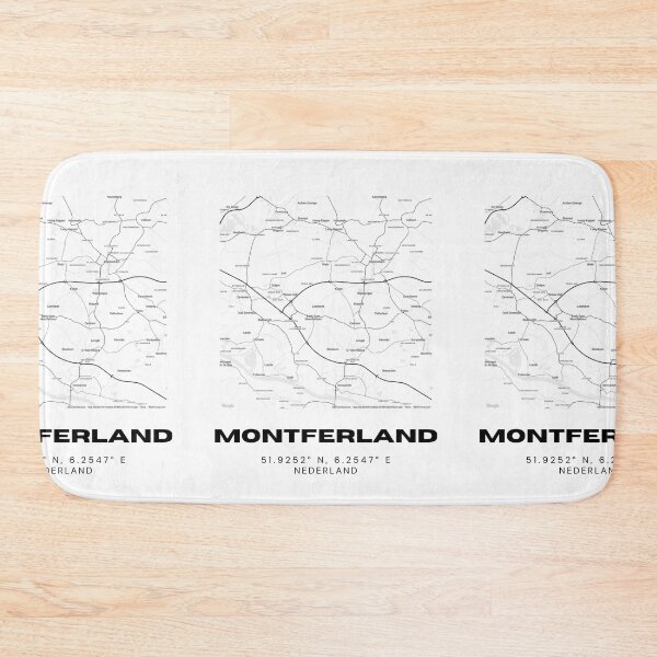 Item preview, Montferland Minimalist Map Art | Netherlands | 51.9252° N, 6.2547° E designed and sold by RM-Journey.